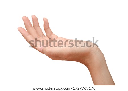 Similar – Image, Stock Photo A woman holds a handful of chestnuts in her hand.