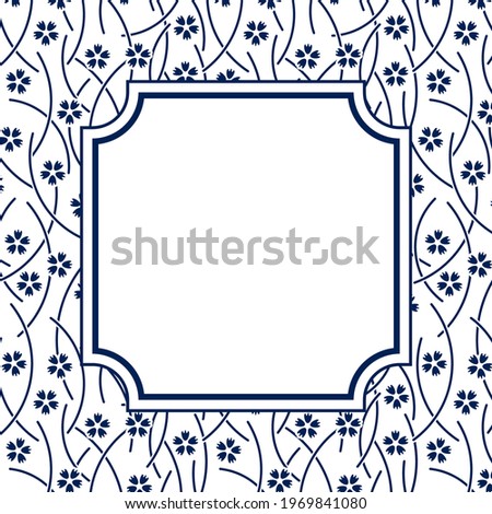 Chinese Porcelain Style Background, Template Foto d'archivio © 