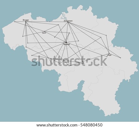 Belgium City Network