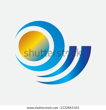 Logo is ideal for Startup branding with photography, videography, interior, events, wedding, overall household wallpaper set model items, name starting with creative O Logotype. Foto stock © 