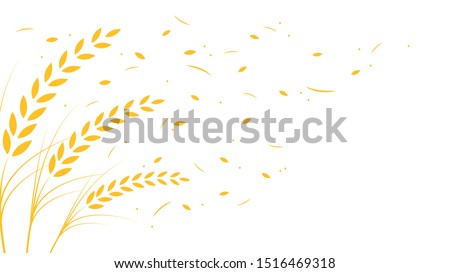 Oat pattern wallpaper. oat symbol. free space for text. rice sign. Rice pattern wallpaper.