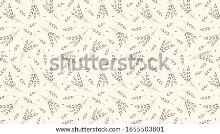 Oat pattern wallpaper. oat symbol. free space for text. rice sign. Rice pattern wallpaper.