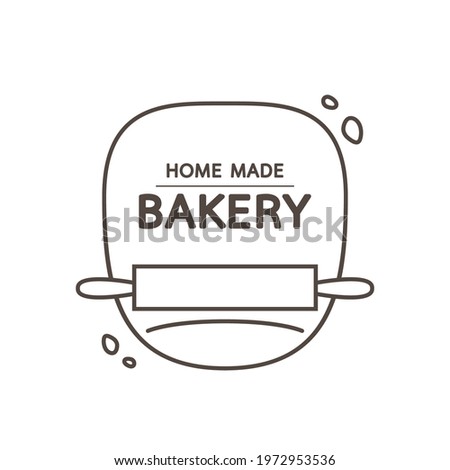 Dough kneading vector. Bakery logo design. Bakery sign vector. thresh flour.