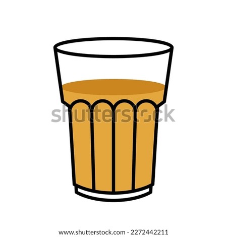 Indian hot drink vector. Indian chai icon. Chai is Indian drink. Kerala tea shop illustration vector eps.Indian Kerala roadside. Kerala tea shop line drawing. Kerala Old.