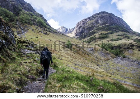 Similar – Image, Stock Photo GLENCOE 2 Nature Landscape