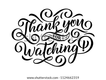 Thank You For Watching Cartoon Thank You For Watch Poster Animal Hand Transparent Png Pngset Com