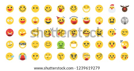 50 Emoji icon set. Included the icons as happy, emotion, face, feeling, emoticon and more.