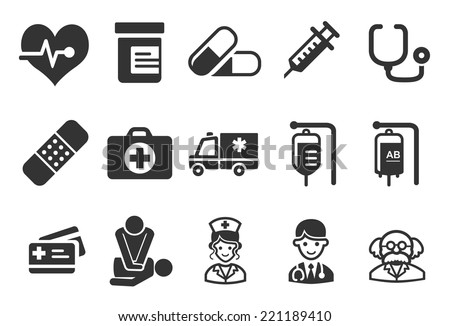 Health Care Icons - Medical Illustration