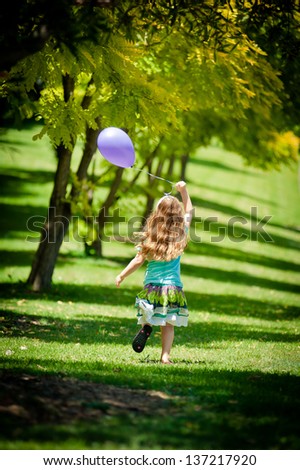 Happiness is a Purple Balloon.