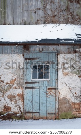 Image, Stock Photo A dilapidated stable in the mountains