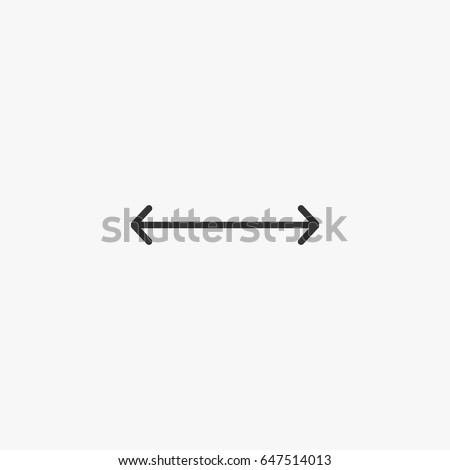 Double arrow  icon illustration isolated vector sign symbol