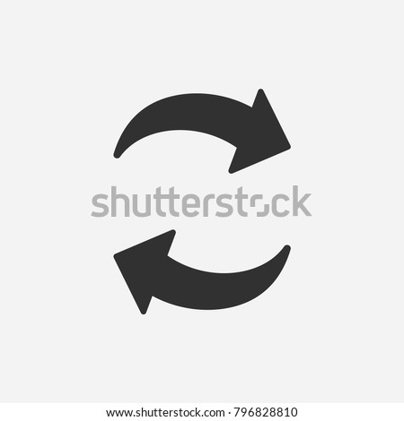 Exchange icon illustration isolated vector sign symbol