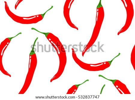 Vector chili pattern