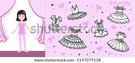 Ballerina Marisole Monday Paper Doll Coloring Pages Paper Dolls Free Sample - roblox coloring pages at getdrawings free download