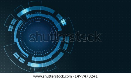 Abstract Digital Technology Cycle background.Business growth transformation to digital and Successful financial technology. Foto stock © 