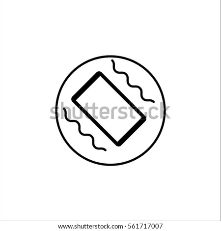 Phone vibration solid icon, mobile sign and smartphone, vector graphics, a filled pattern on a white background, eps 10.