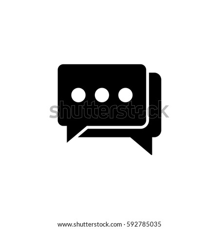 Social engagement solid icon, seo & development, Speech bubbles sign, a filled pattern on a white background, eps 10.