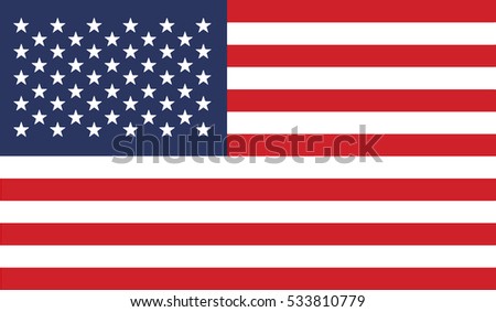 Flag Of United States Vector Icon Illustration Eps10 - 533810779