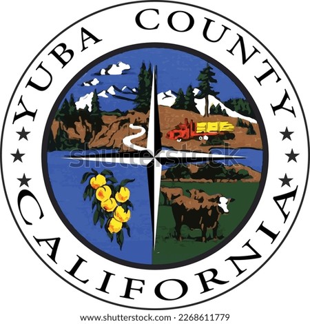 SEAL OF YUBA COUNTY CALIFORNIA USA