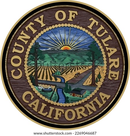 SEAL OF TULARE COUNTY CALIFORNIA USA