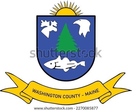 SEAL OF WASHINGTON COUNTY MAINE USA