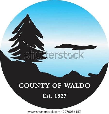 SEAL OF WALDO COUNTY MAINE USA