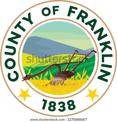 SEAL OF FRANKLIN COUNTY MAINE USA