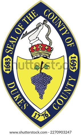 SEAL OF DUKES COUNTY MASSACHUSETTS USA