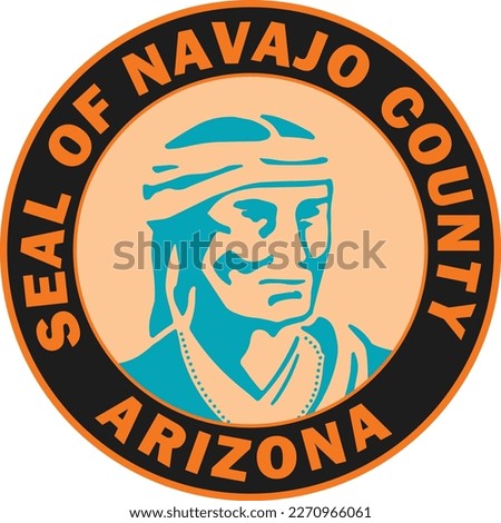 SEAL OF NAVAJO COUNTY ARIZONA USA