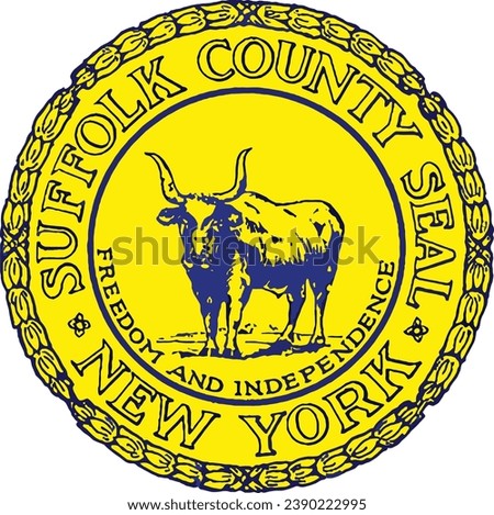 SEAL OF SUFFOLK COUNTY NEW YORK USA