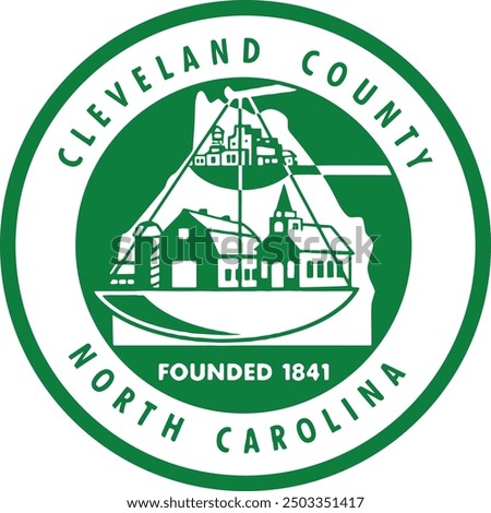 SEAL OF CLEVELAND COUNTY NORTH CAROLINA USA