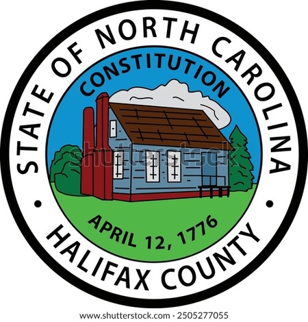 SEAL OF HALIFAX COUNTY NORTH CAROLINA USA