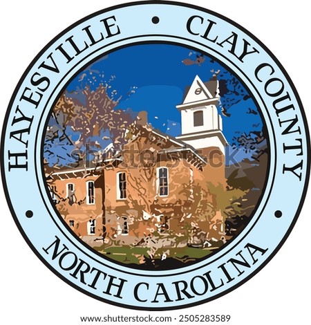 SEAL OF CLAY COUNTY NORTH CAROLINA USA