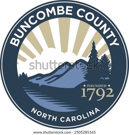 SEAL OF BUNCOMBE COUNTY NORTH CAROLINA USA