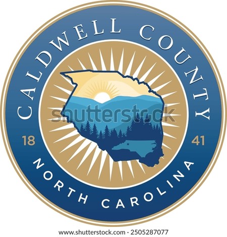 SEAL OF CALDWELL COUNTY NORTH CAROLINA USA