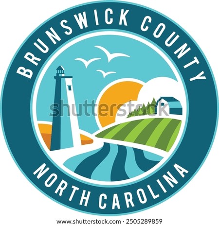 SEAL OF BRUNSWICK COUNTY NORTH CAROLINA USA