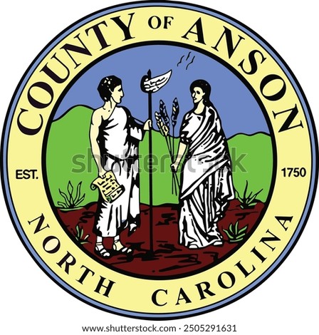 SEAL OF ANSON COUNTY NORTH CAROLINA USA