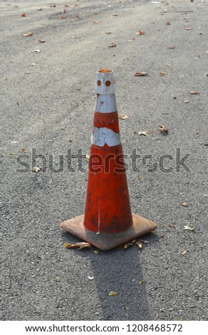 Similar – Image, Stock Photo Markings on asphalt Remark