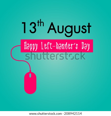 Happy Left-handers Day Background