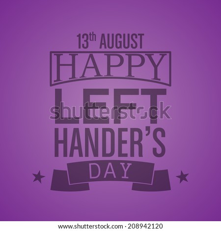 Happy Left-handers Day Background