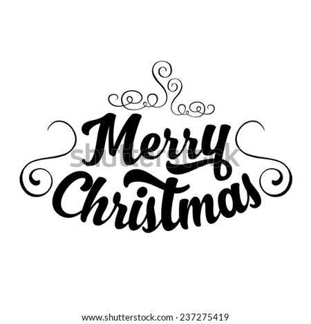 Merry Christmas Background Stock Vector Illustration 237275419 : Shutterstock