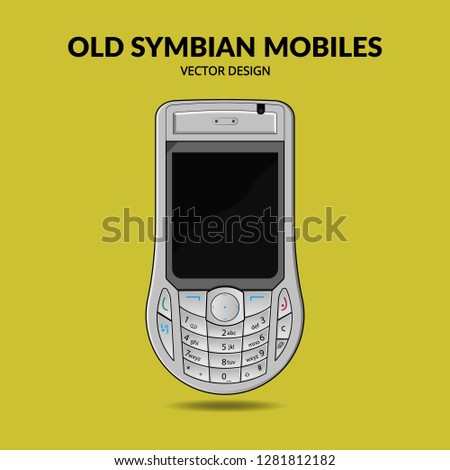 Old Symbian Phone - Vector Design