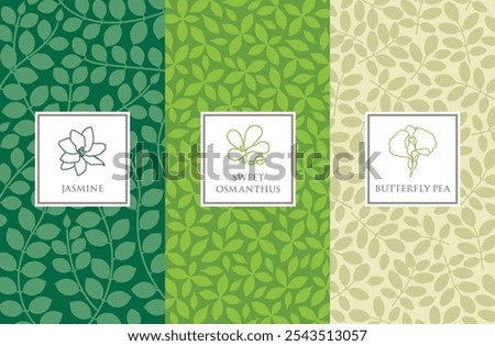 Similar – Image, Stock Photo Set of peas placed orderly on salmon colored background