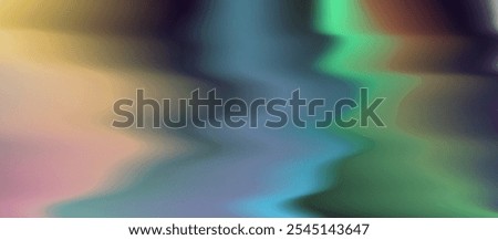 Abstract vector illustration with smooth, wavy gradients. The colors flow vertically in a blurred, organic pattern, transitioning from dark blue and orange on the left to shades of green and brown.