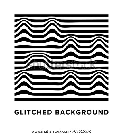 Vector illustration of glitched surface. 