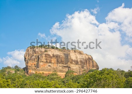 Sigiriya Rock Fortress 5thCenturys Ruined Castle That Is Unesco Listed As A World Heritage Site In Sri Lanka