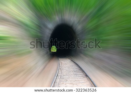 The Main Line Rail Road In Sri Lanka With The Motion Blur . The Line Begins At Colombo Fort And Winds Through The Sri Lankan Hill Country To Reach Badulla