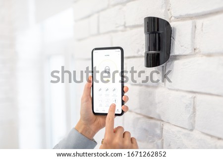 Similar – Image, Stock Photo motion detector