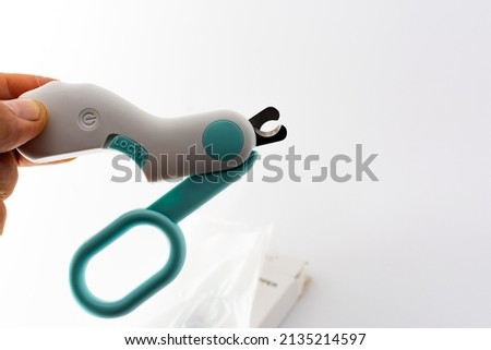 NAIL CLIPPER FOR PETS SUCH AS CATS, DOGS, RABBITS, BIRDS Stock fotó © 