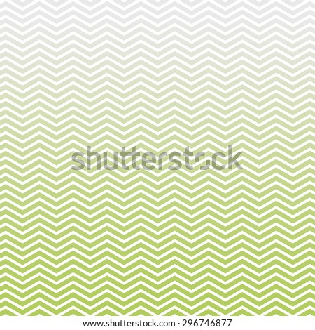 Fading Small Print Green Chevron Background